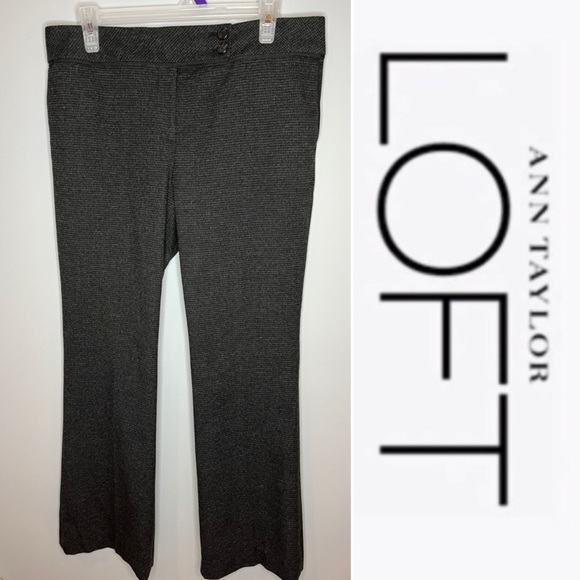 LOFT Pants - EUC Loft pants Ann Style tweed like pants size 10P